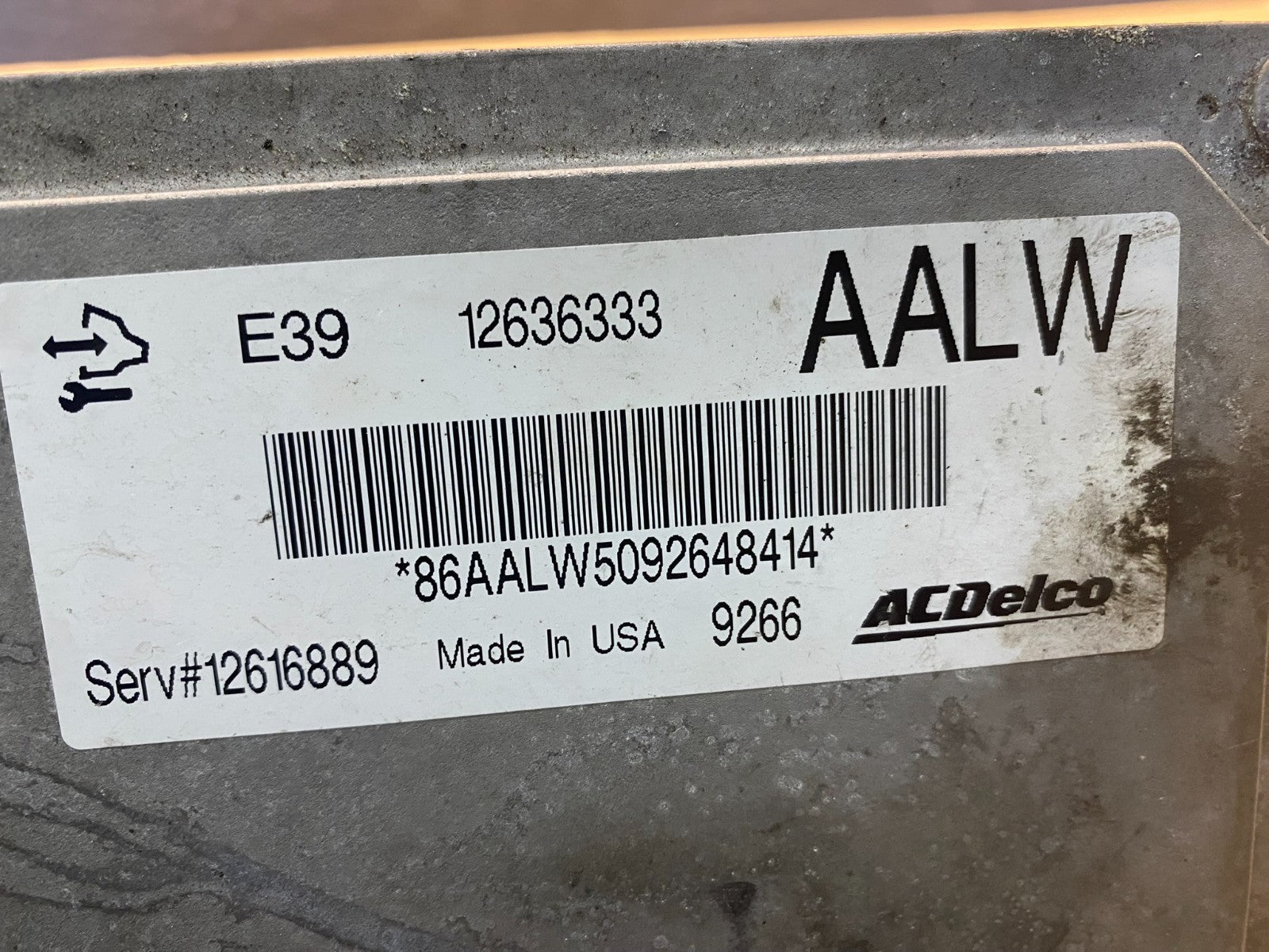 2010 2011 Chevrolet Equinox Terrain Ecu Engine Control Module Unit Ecm AC2644 DW2