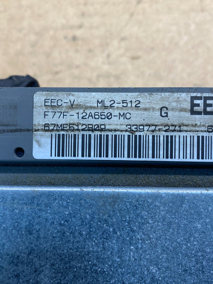 1997 Ford Ranger 2.3L Engine Control Unit ECU Computer Module AD7312 DG2