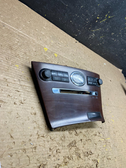 2008 2009 2010 Infiniti M35 Radio Clock Control Panel Plate W6320 DG1