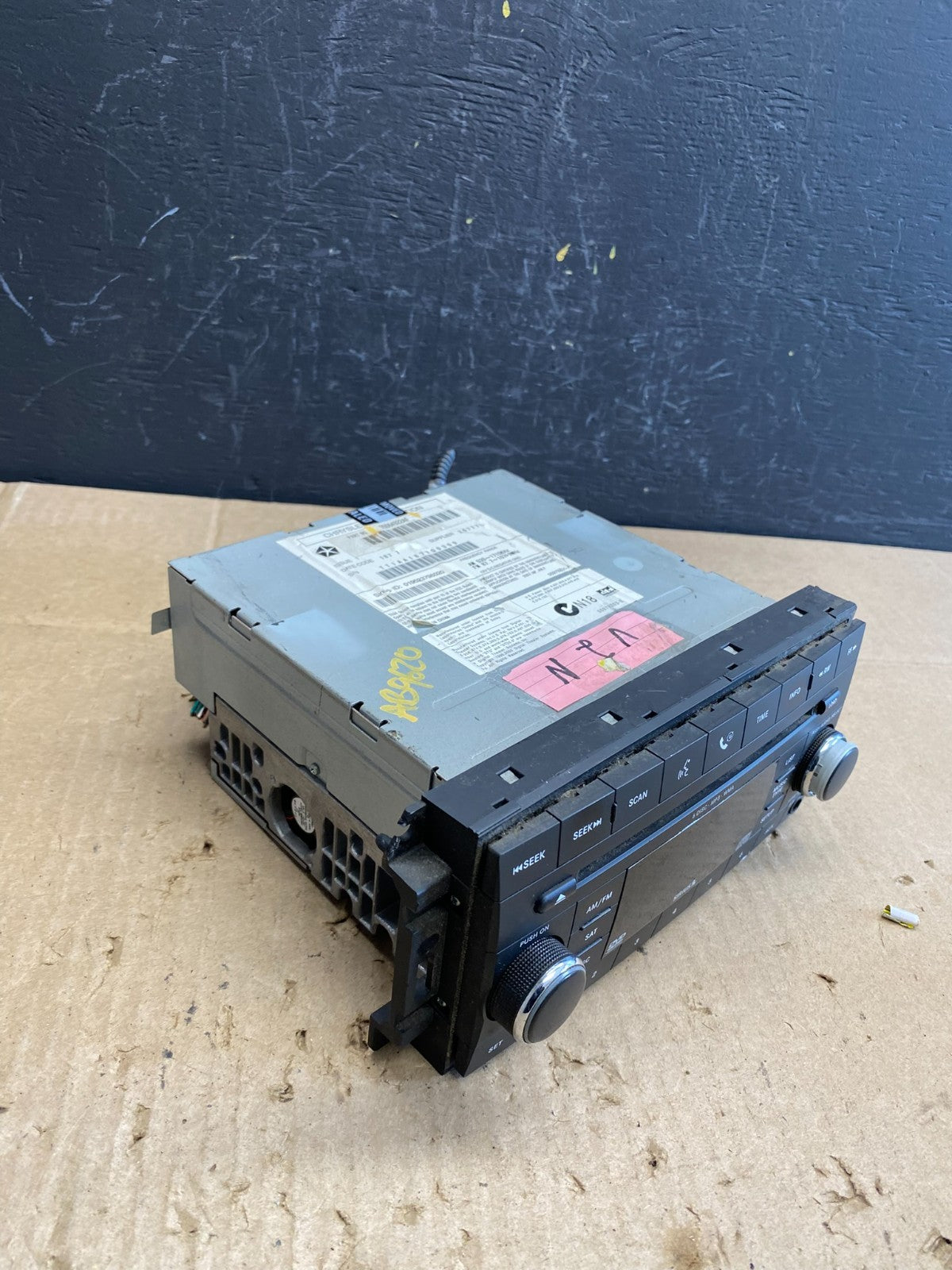 2007-2012 Chrysler Dodge Jeep Ram Radio CD MP3 AUX Receiver AB9620 DG1