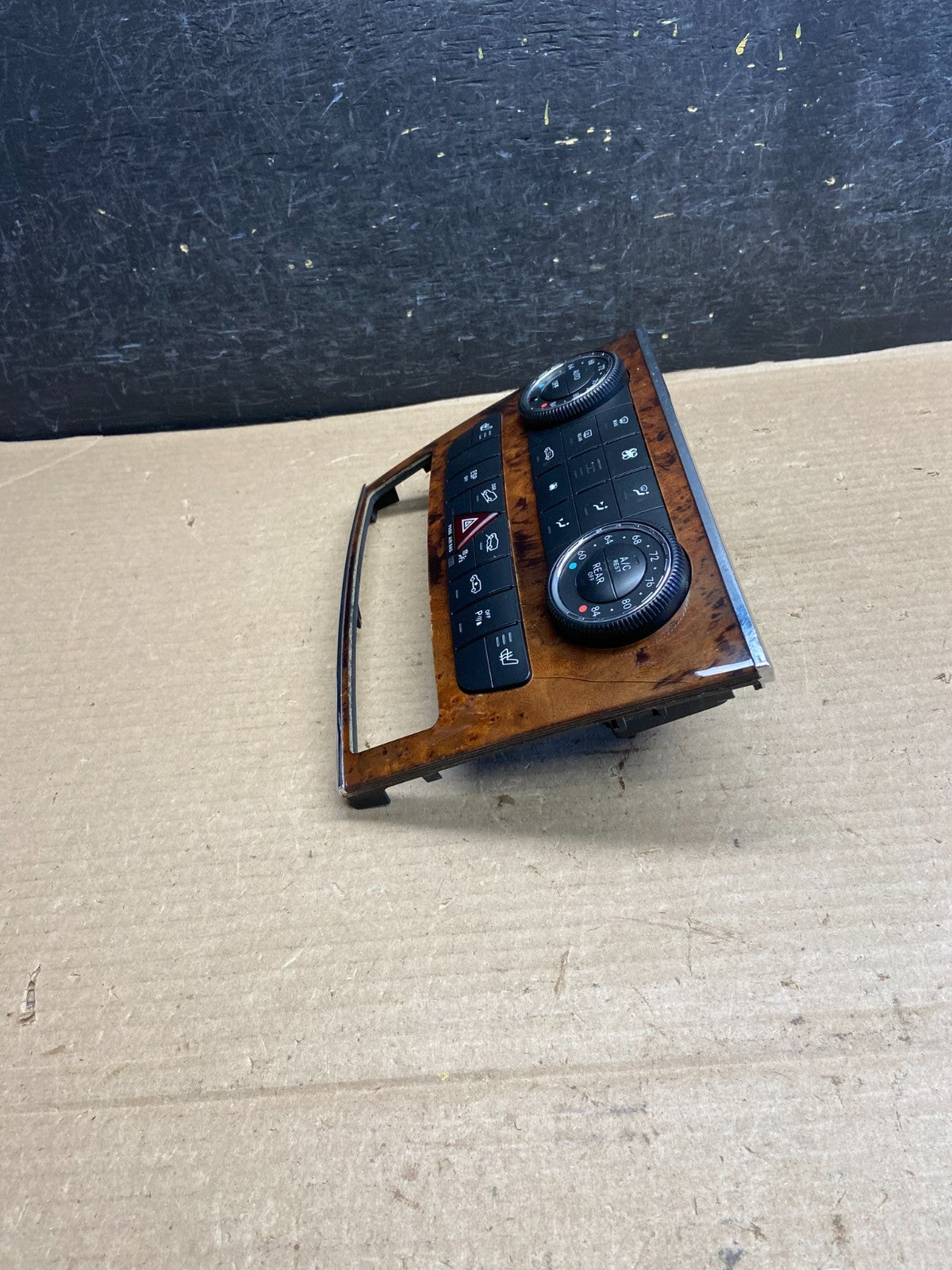 2007-2012 Mercedes X164 GL350 GL450 Climate Control Bezel Wood Switch AH3570 DG2