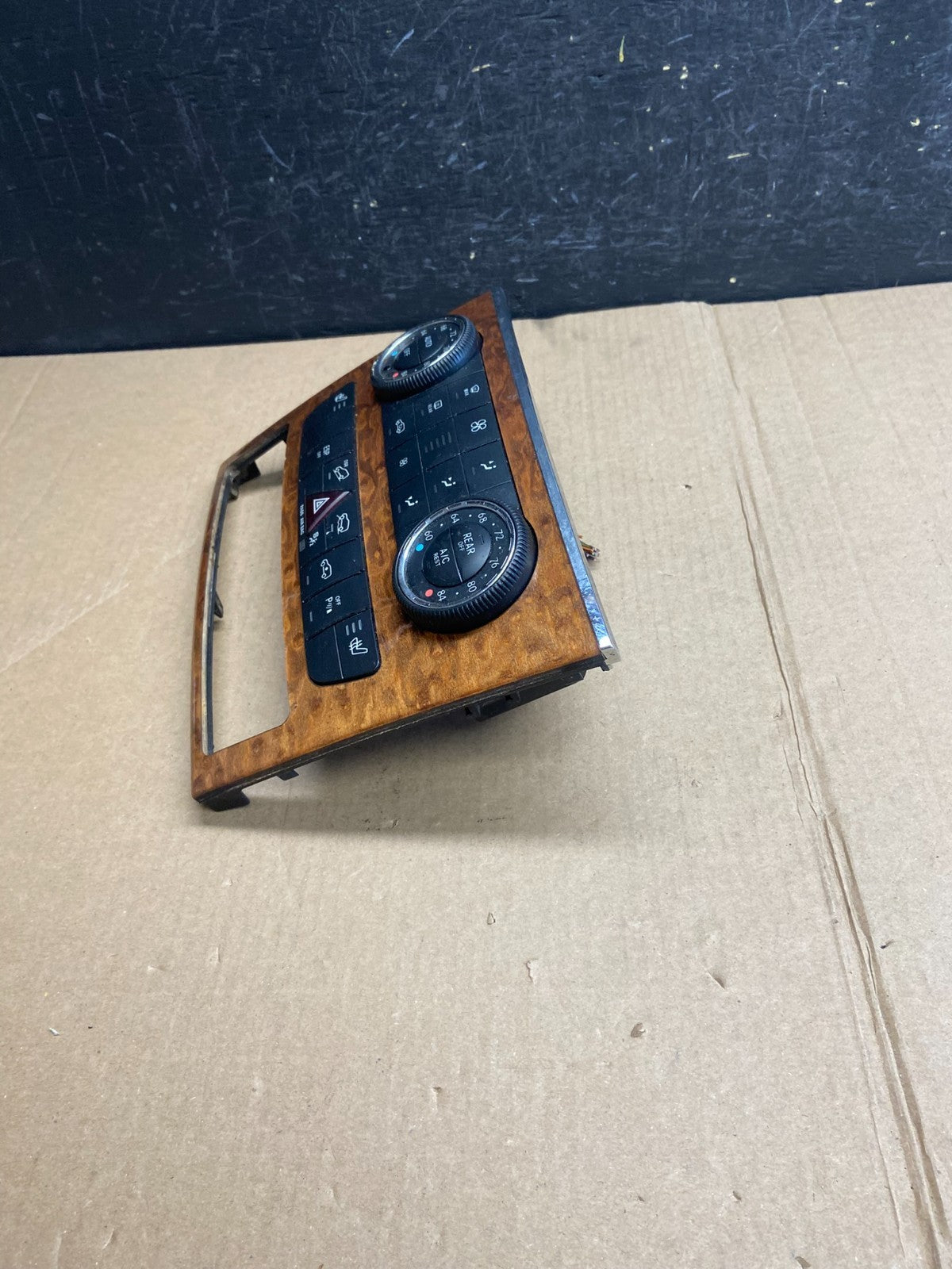 2007-2012 Mercedes X164 GL350 GL450 Climate Control Bezel Wood Switch AE4371 DG2