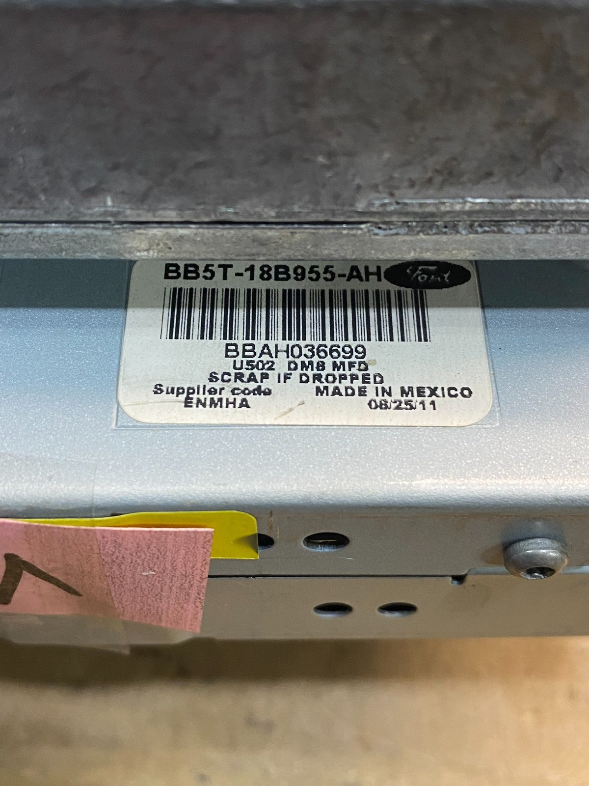 2011 to 2014 Ford Explorer Radio Information Display Screen AD6569 DG4