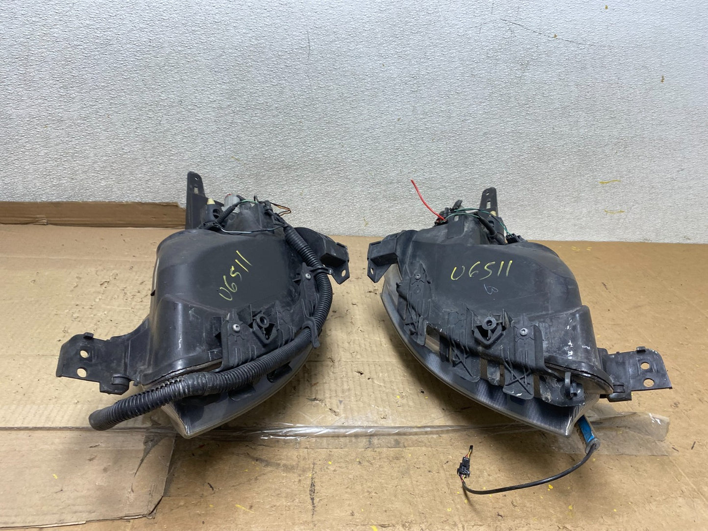 Sedan 2007 2008 2009 Nissan Altima Left+Right Set Headlights U6511 DW13