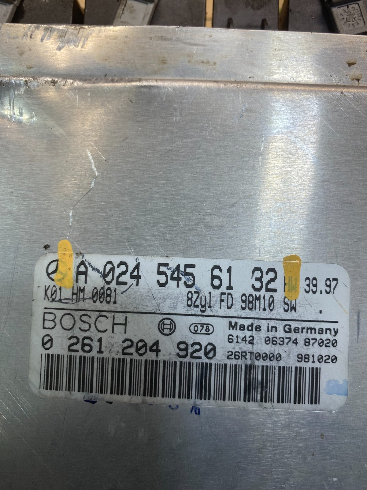 1998 - 2000 Mercedes R129 SL500 S500 ECU ECM Engine Control Module OEM AB7504 DG2