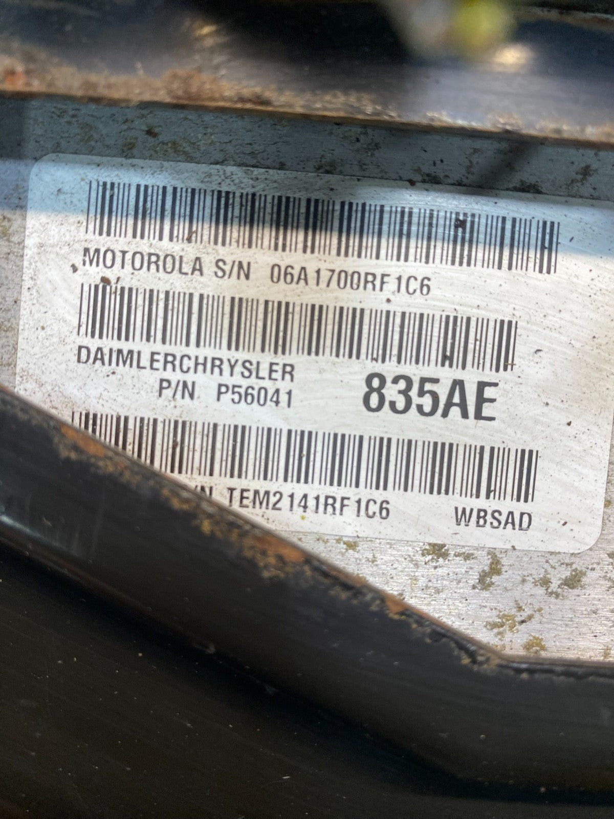 2002 Jeep Grand Cherokee 4.0L Engine Computer Module ECU ECM AD3472 DG2