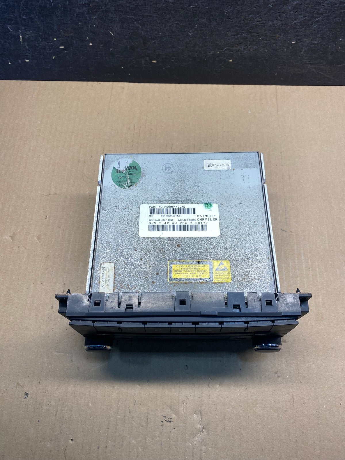 2007-2012 Chrysler Dodge Jeep Ram Radio CD MP3 AUX Receiver AH1804 DG3
