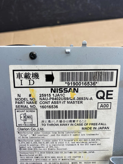 2011-2014 Nissan Murano AM FM Player Radio Receiver Temp Control ab9592 DG4