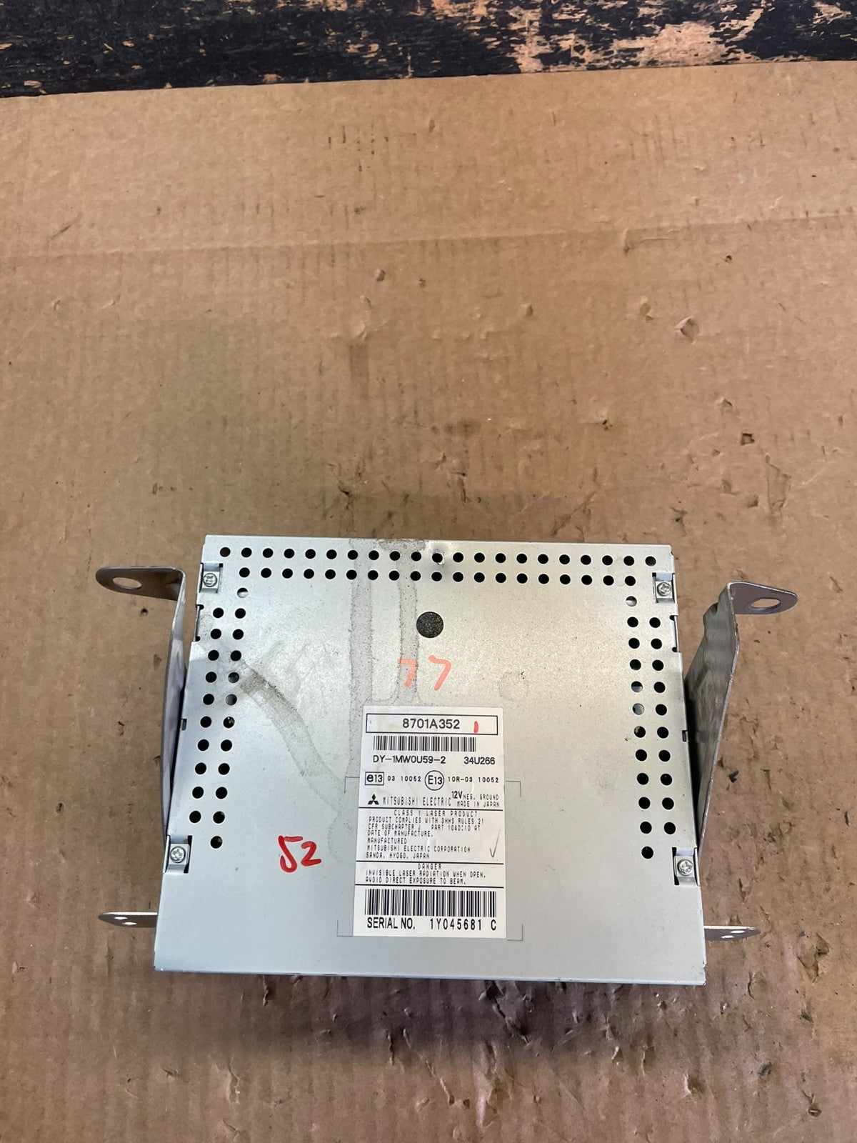 2008-2015 Mitsubishi Lancer Evolution MR Evo Radio Stereo CD Player OE ab3120 DG5