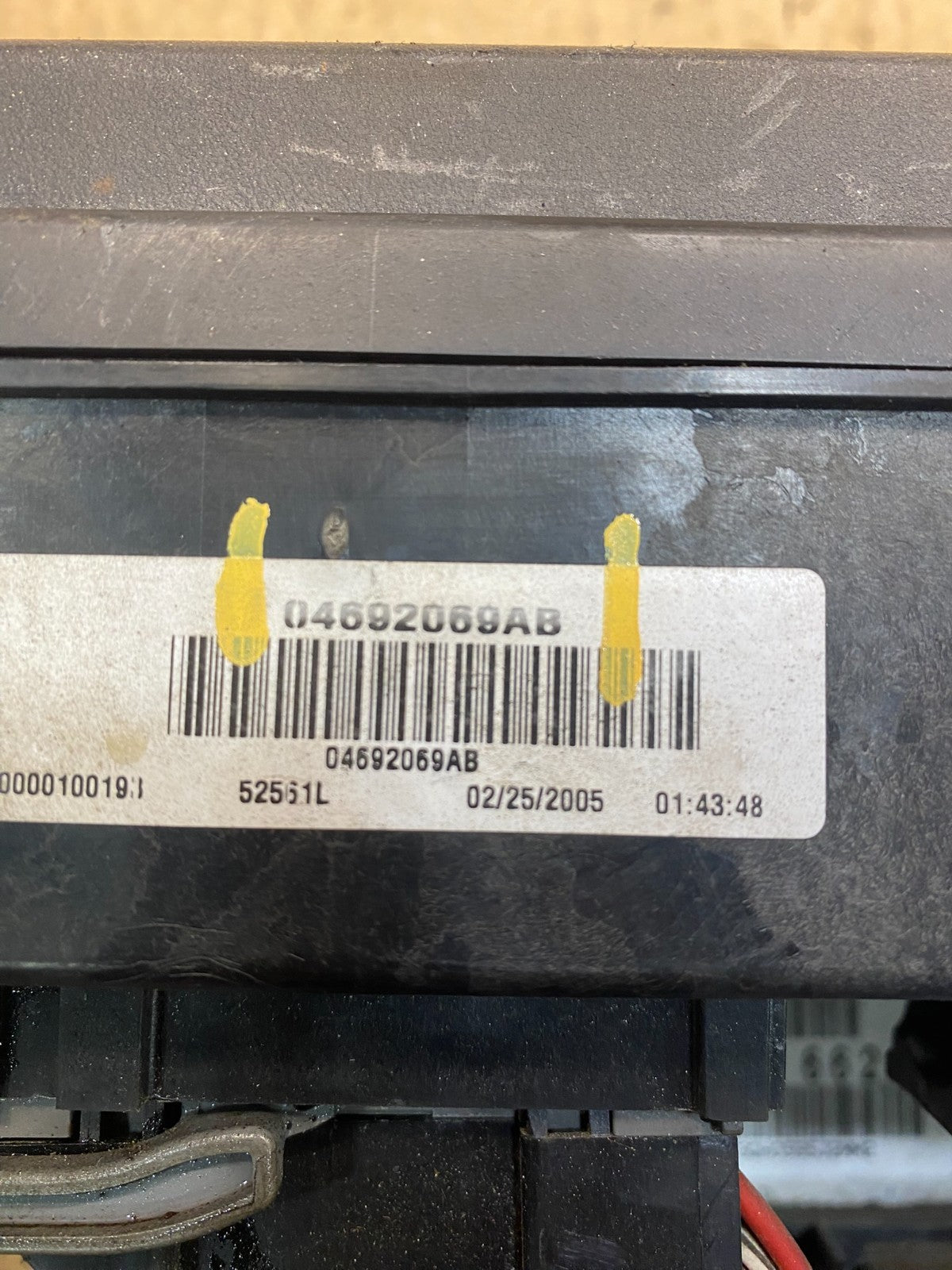 2005 Jeep Grand Cherokee Fuse Box BCM Body Control Module Oem AB4118 DG6