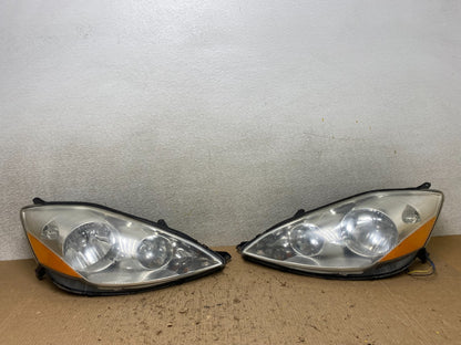 2006 to 2010 Toyota Sienna Left+Right Side Set Headlights Halogen W8331 DW0