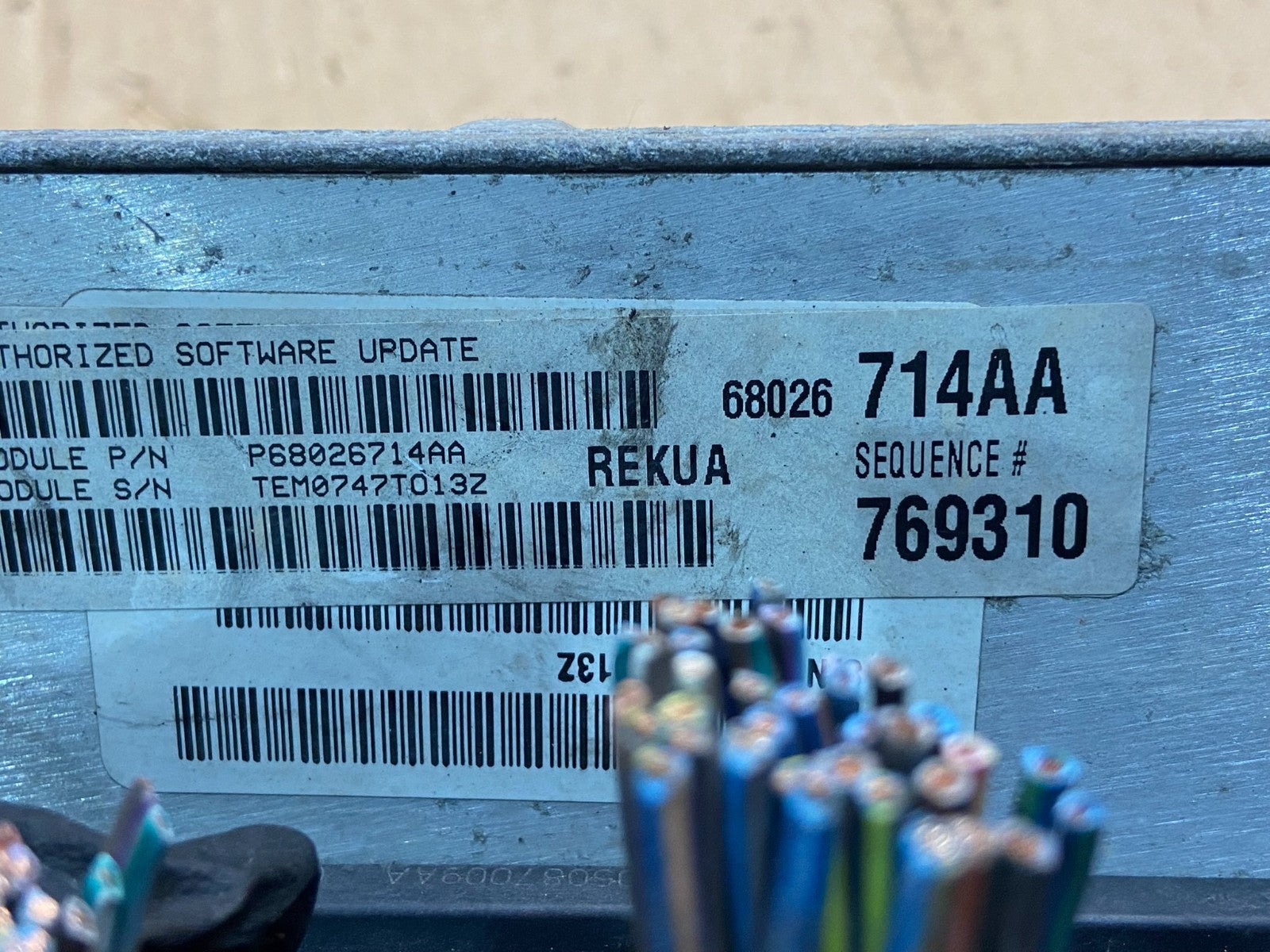 2007 Jeep Grand Cherokee Commander 3.7L Engine Computer ECU PCM AE2336 DW2