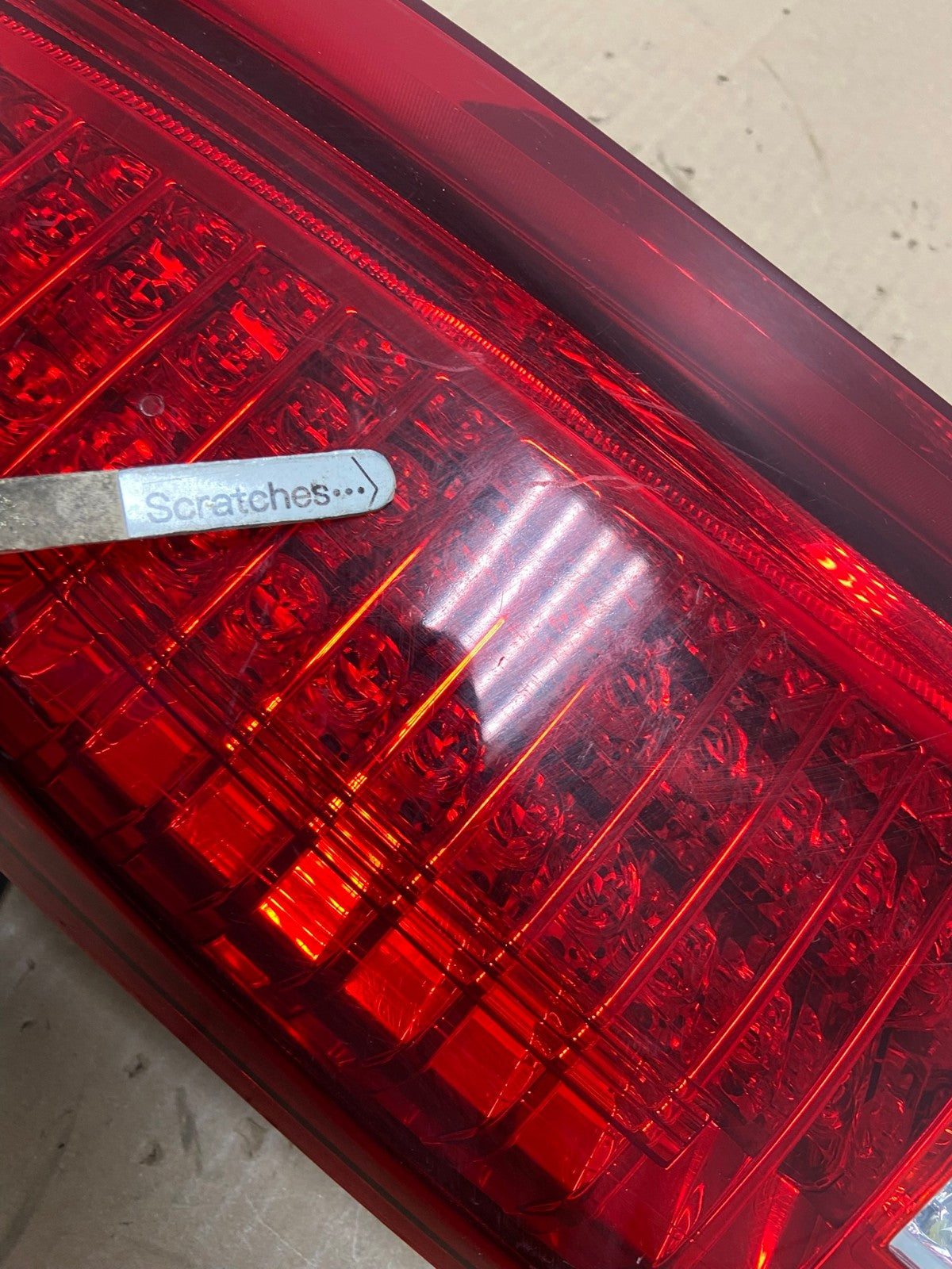 2008 to 2013 Cadillac CTS Left Driver Lh Side Led Side Tail light AE8764 LK3