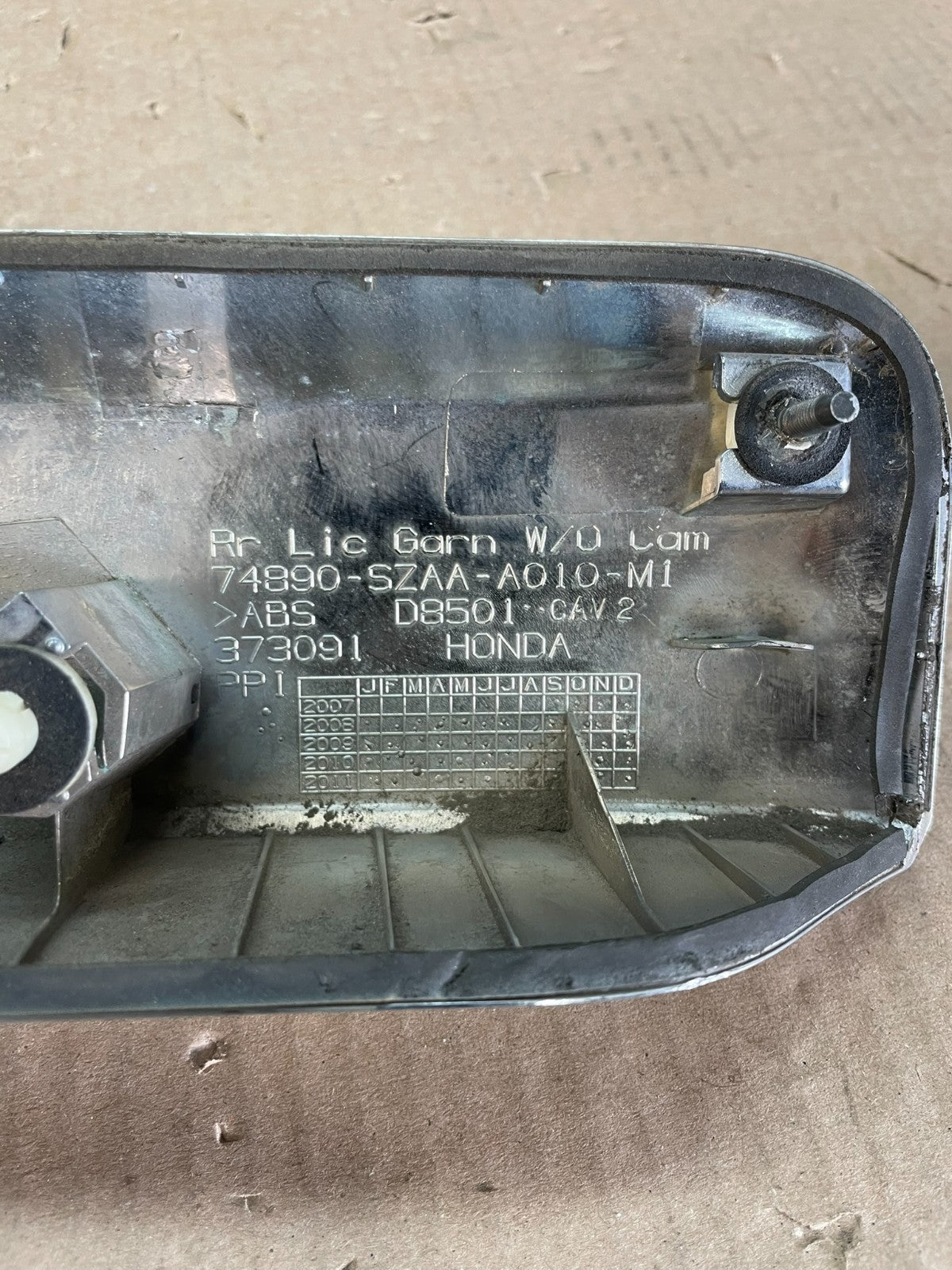 2009-2015 Honda Pilot Tailgate Trunk Handle Bezel Finish Molding Camera AC18765