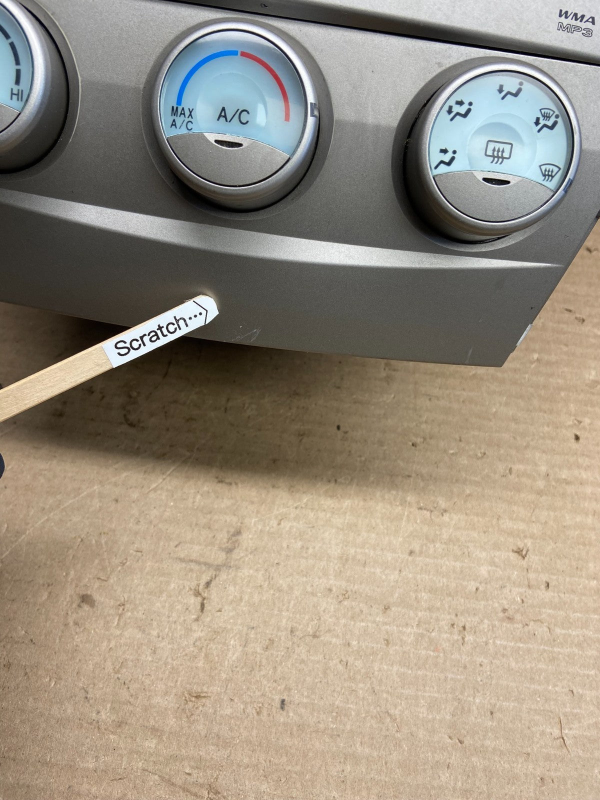 2007 to 2009 Toyota Camry Radio CD Player Climate Control Bezel ah3609 DG4
