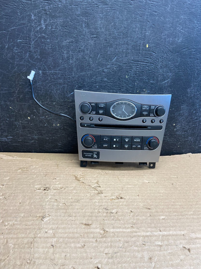 2009 to 2013 Infiniti G37 Radio Player Climate Control Panel Bezel AF2704 DG0