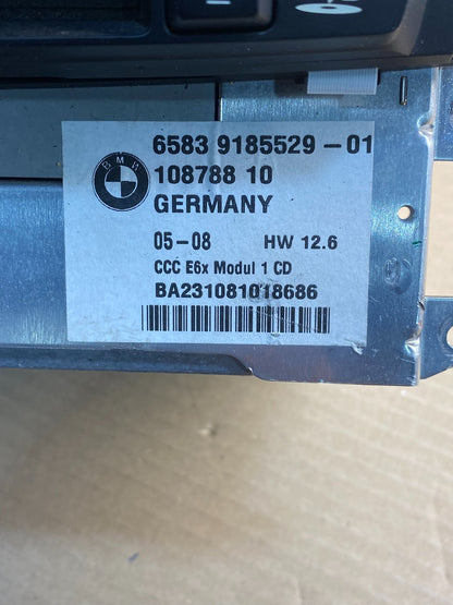 2008 2009 BMW 6 Series 650i 5 535i 528I Radio DVD CD Player AM/FM AH9921 DG6