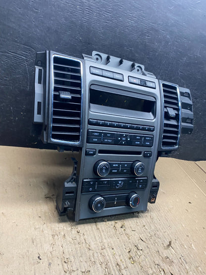 2010-2012 Ford Taurus Front Center Console Climate Radio Control Panel T1817 DG2