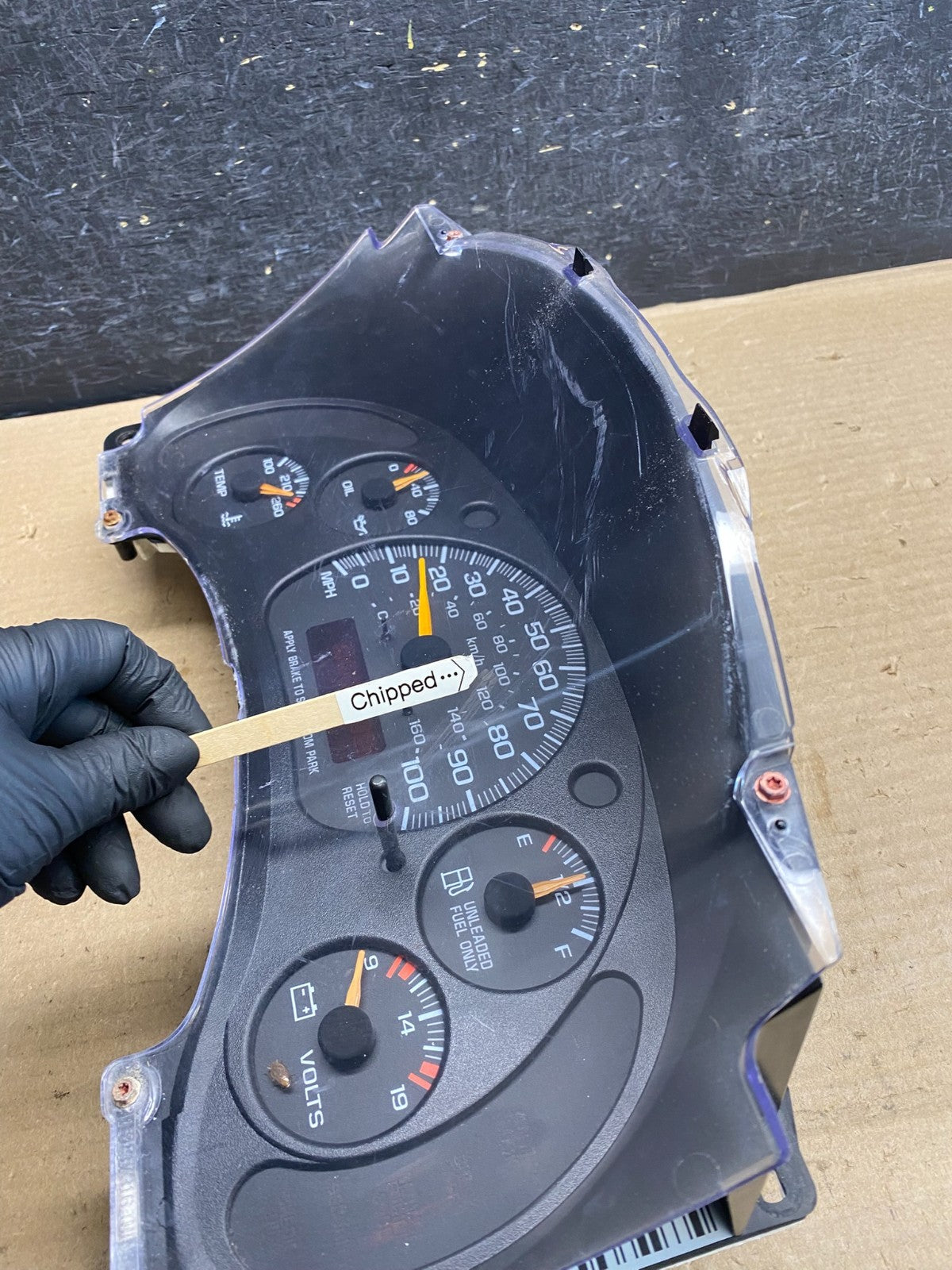 1996 1997 1998 Chevrolet Express Speedometer Cluster Gauge ah3849 DG3