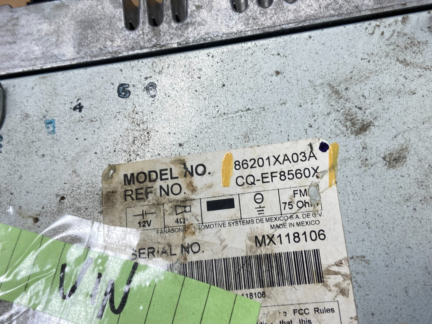 2006 Subaru Tribeca CD Player Radio Receiver Control Z4123 DG5