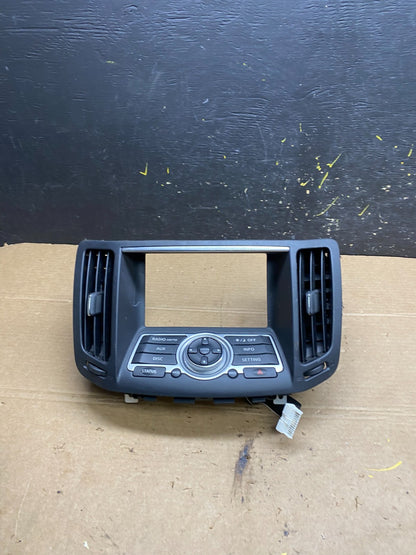 2010 to 2013 Infiniti G37 Radio Player Climate Control Panel Bezel AA4771 DG0
