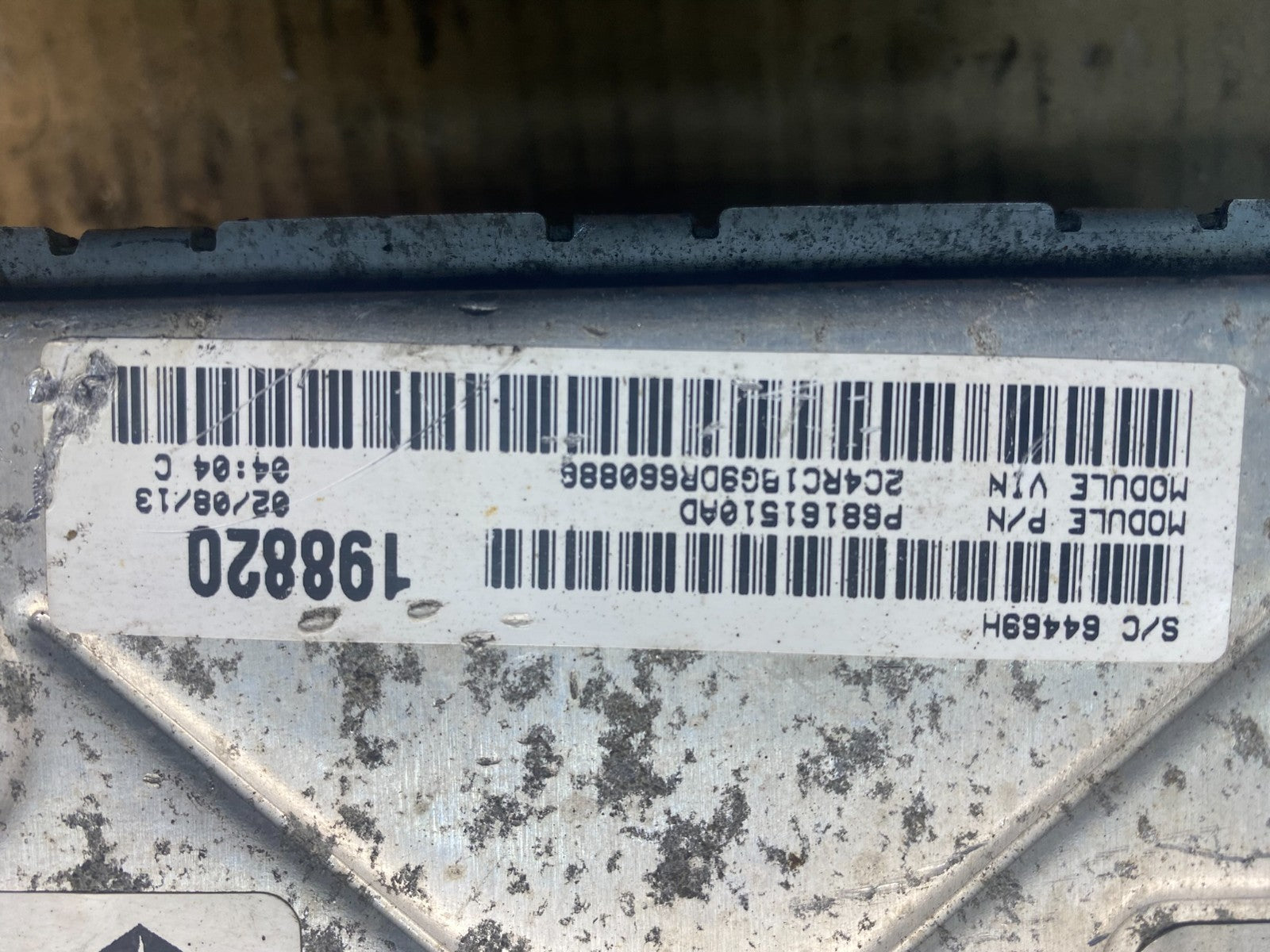 2012-13 Dodge Avenger 200 Engine Control Module P05150724AC ad1455 DG3