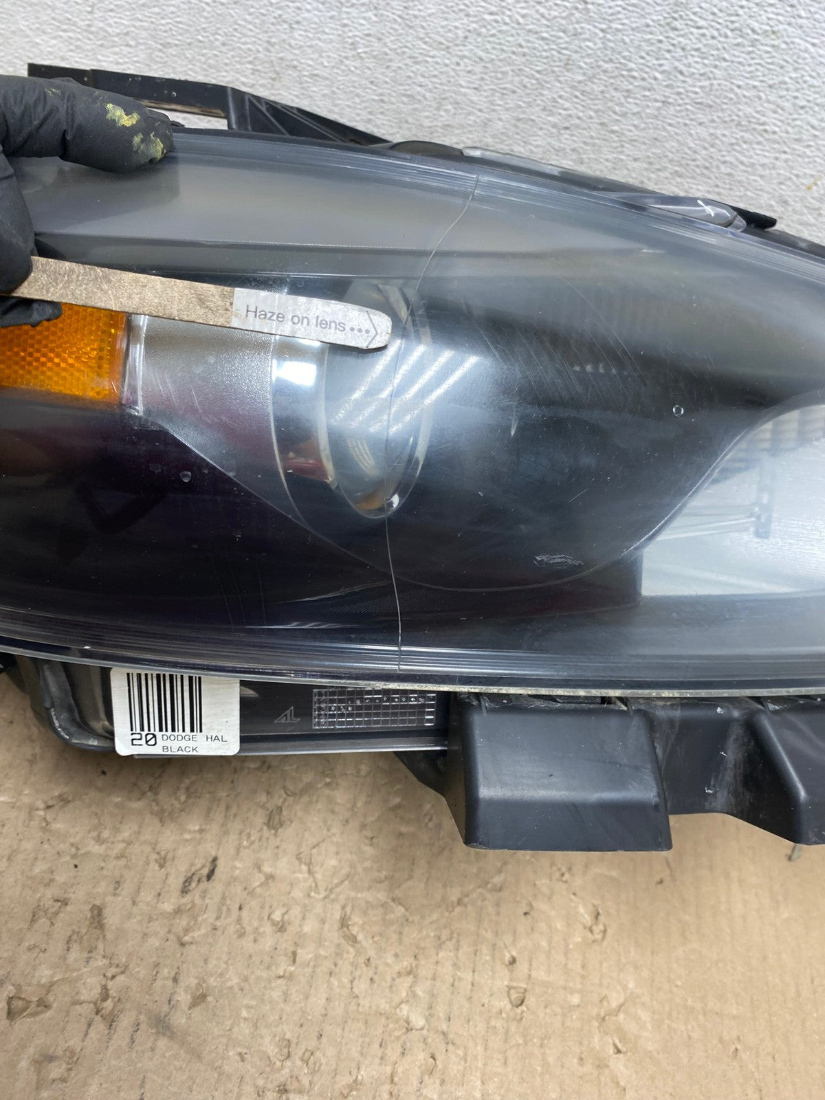 2013 to 2016 Dodge Dart Right Passenger Halogen Black Headlight AE8865 LK4