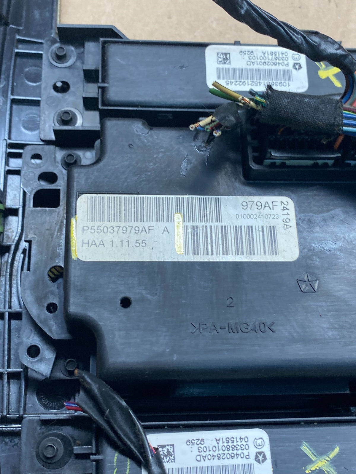2008 to 2010 Jeep Grand Cherokee Center A/C Heater Climate Control OEM p9189 DG6