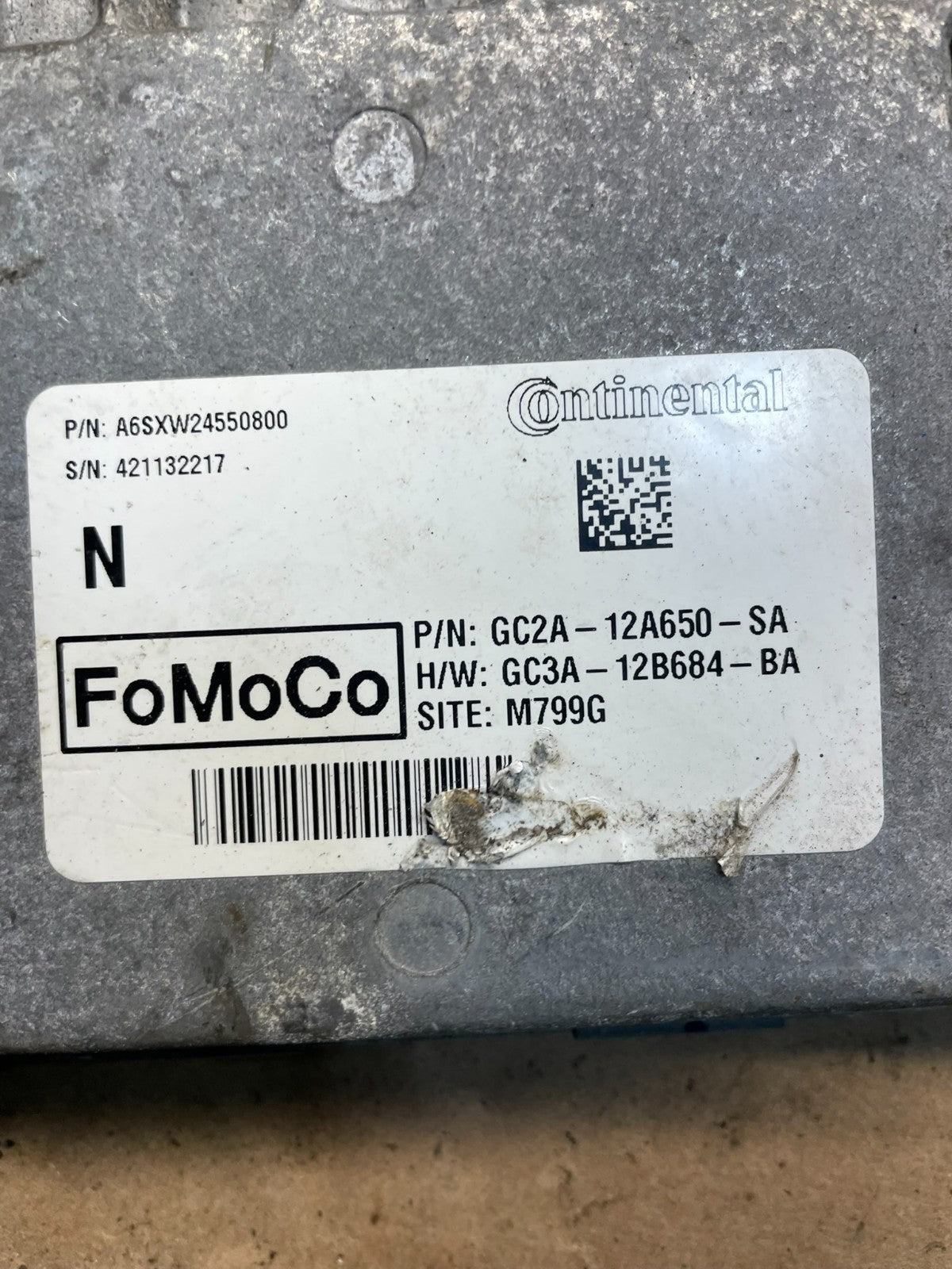 2015 Ford Econoline E-Series Engine Control Module Computer ECU ECM S7977 DG3