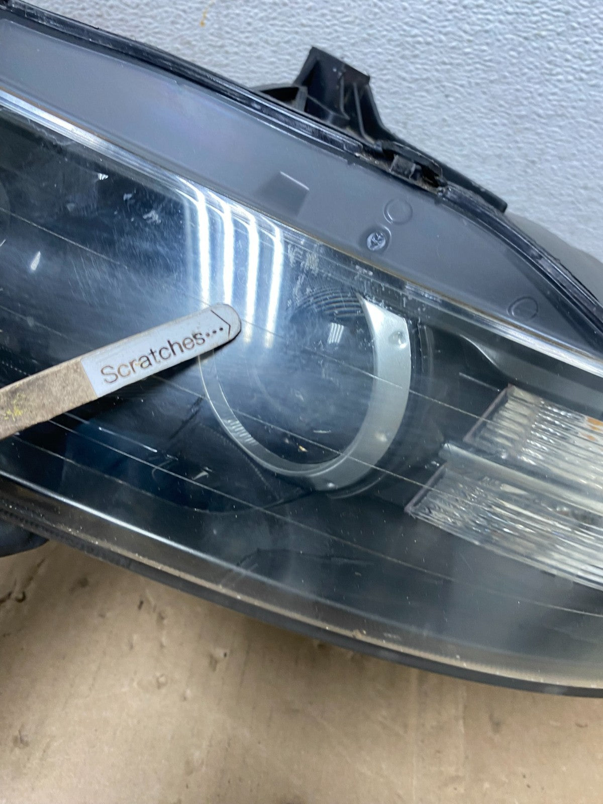 2004-2008 Acura TL Headlight Left+Right Set Black LED Headlights AE9309 DG4