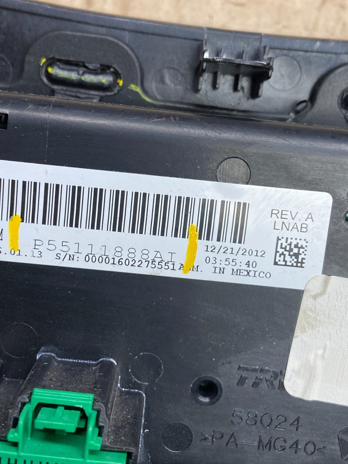2011-2014 Chrysler 200 Heater AC Climate Switch Temperature Control X1911 DG5