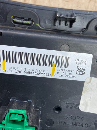 2011-2014 Chrysler 200 Heater AC Climate Switch Temperature Control X1911 DG5