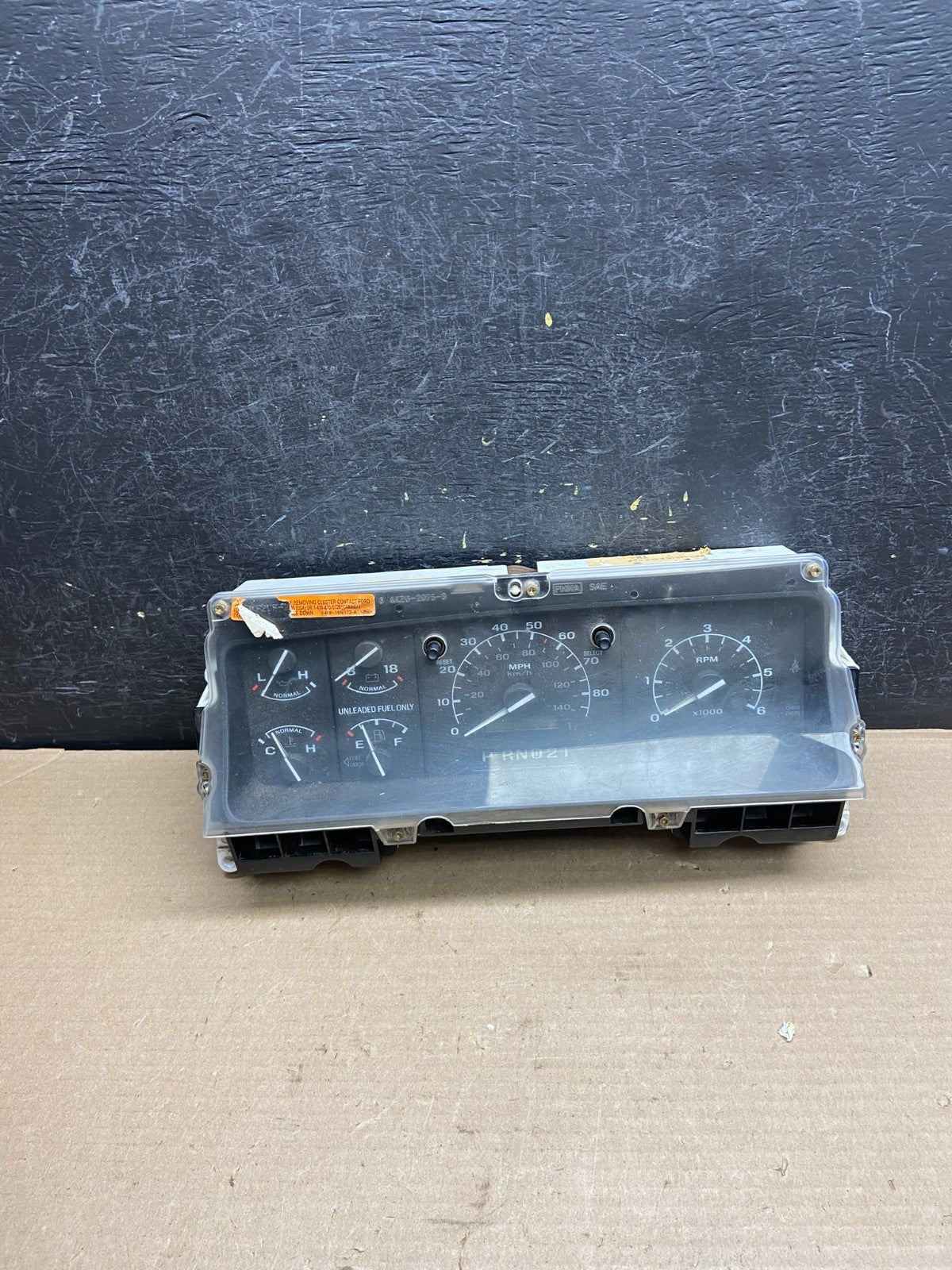 1994-1996 Ford F250 F350 GAS Instrument Gauge Cluster Speedometer ah1547 DG0