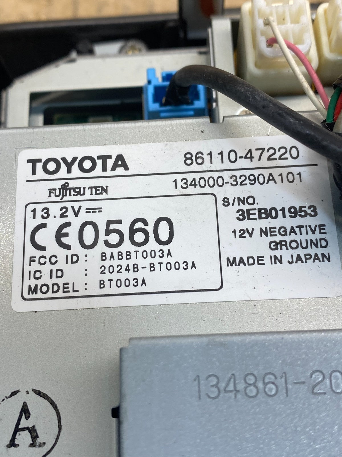 2006 to 2009 Toyota Prius Radio Stereo Receiver Screen Display AG7391 DG5