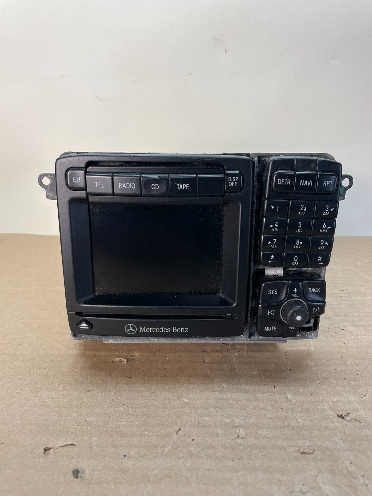 2000 2001 2002 Mercedes S430 S500 Radio Navigation Screen Display AI0557 DG0