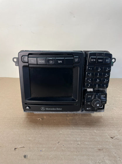 2000 2001 2002 Mercedes S430 S500 Radio Navigation Screen Display AI0557 DG0