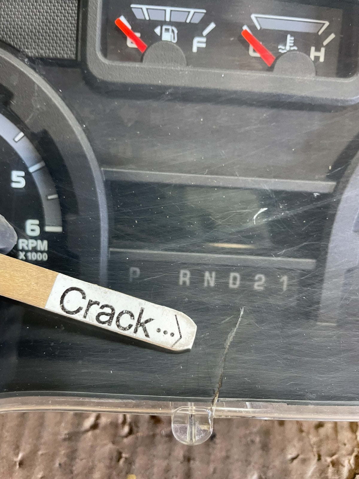 2011 to 2013 Ford E150 E250 E350 VAN Gauge Speedometer Cluster ab7535 DG1