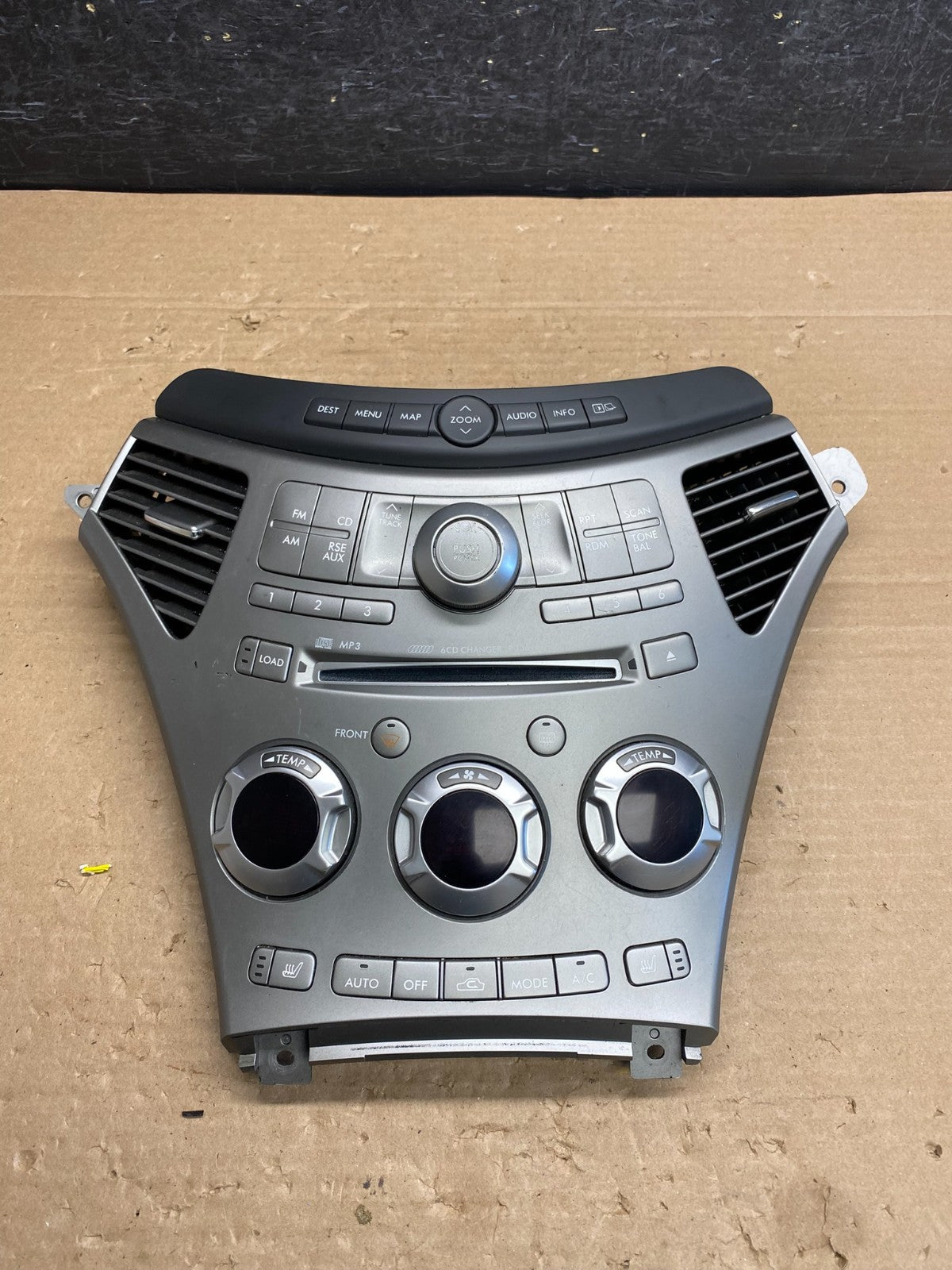 2006-2009 Subaru Tribeca Radio CD Player Climate Control Bezel Panel AG6454 DG0
