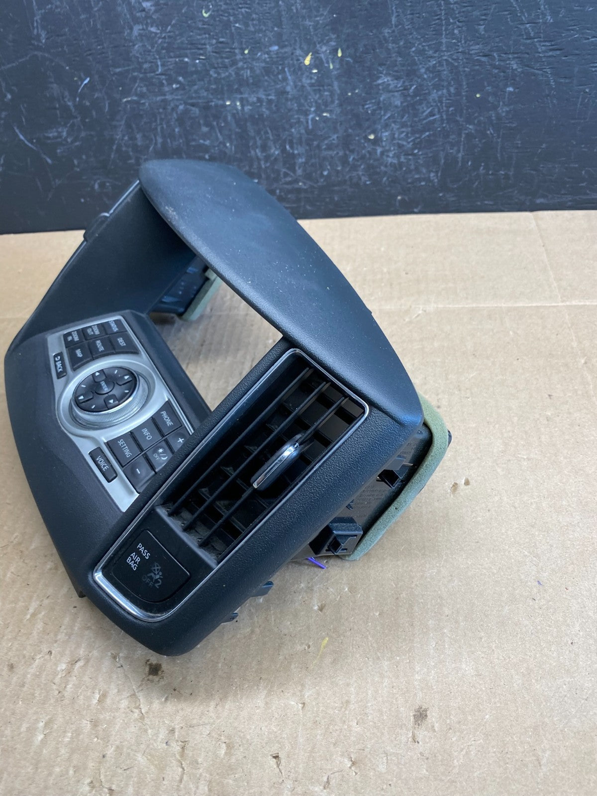 2011 2012 2013 Nissan Maxima Radio Audio Panel Control Bezel Trim AC6335 DG2