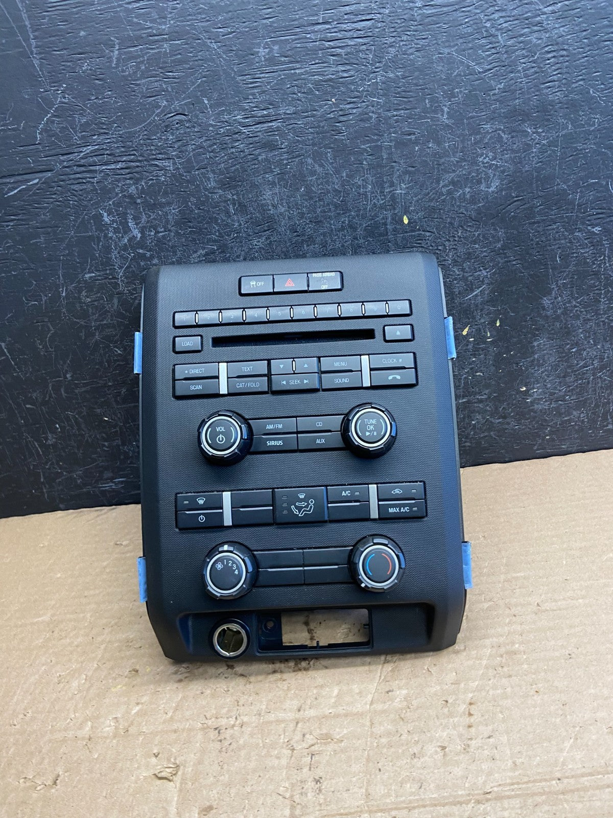 2012-2014 Ford F150 Heater Climate Control Radio Control Dash Bezel OE AF2242 DW0