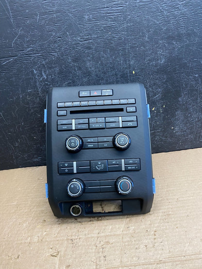 2012-2014 Ford F150 Heater Climate Control Radio Control Dash Bezel OE AF2242 DW0