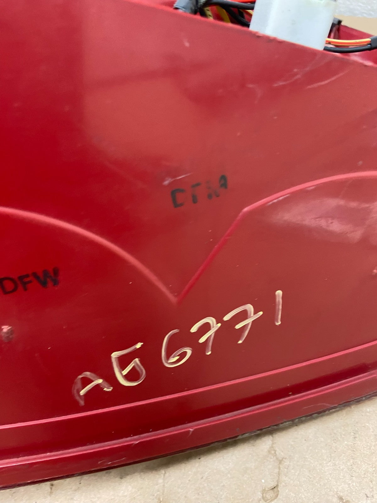 2007 to 2008 Kia Spectra Sedan Left Driver LH Side Tail Light AG6771 DW5