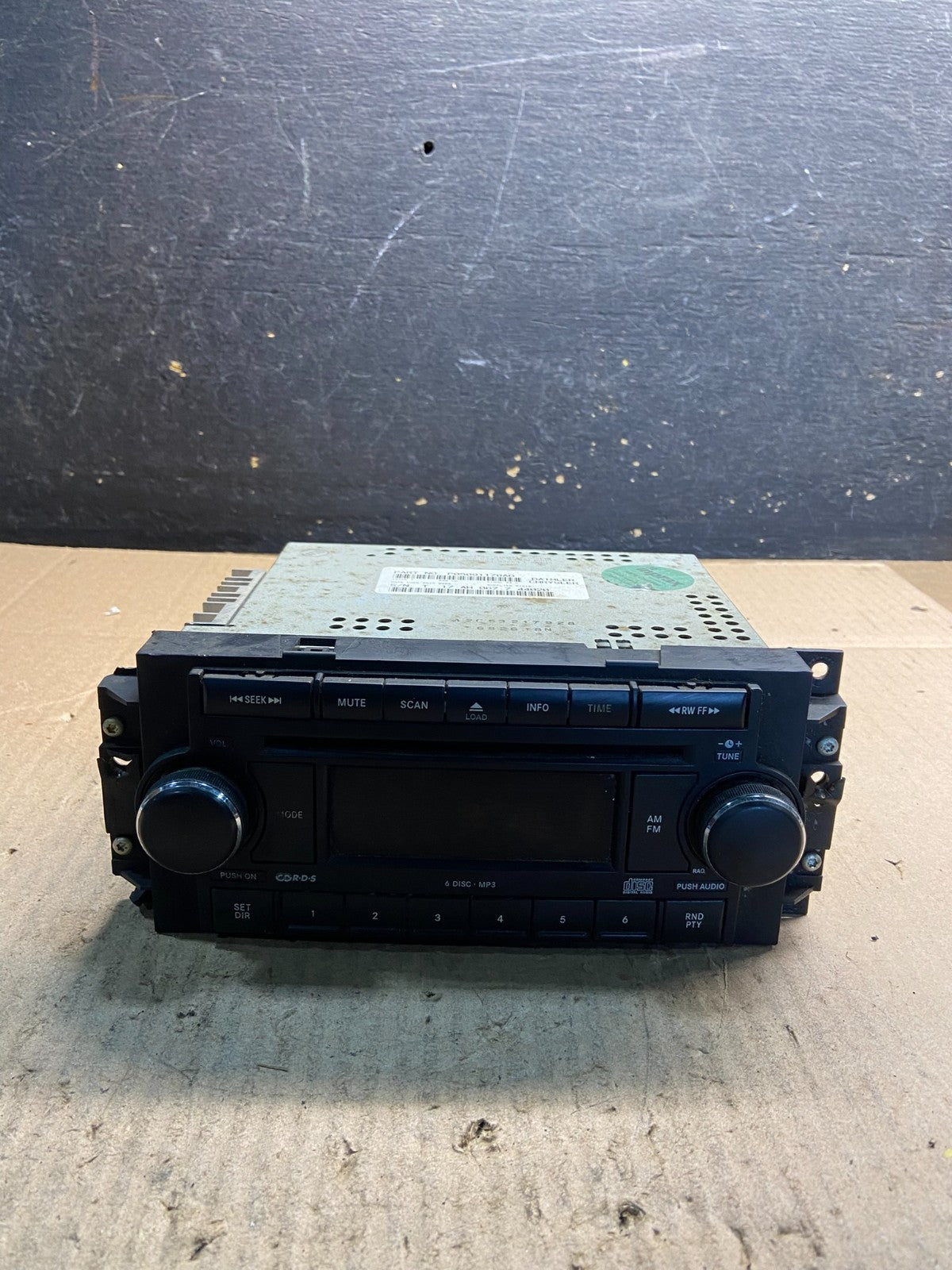 2005 2008 Jeep Dodge Chrysler Screen Display CD Player Satellite Radio T8349 DG0