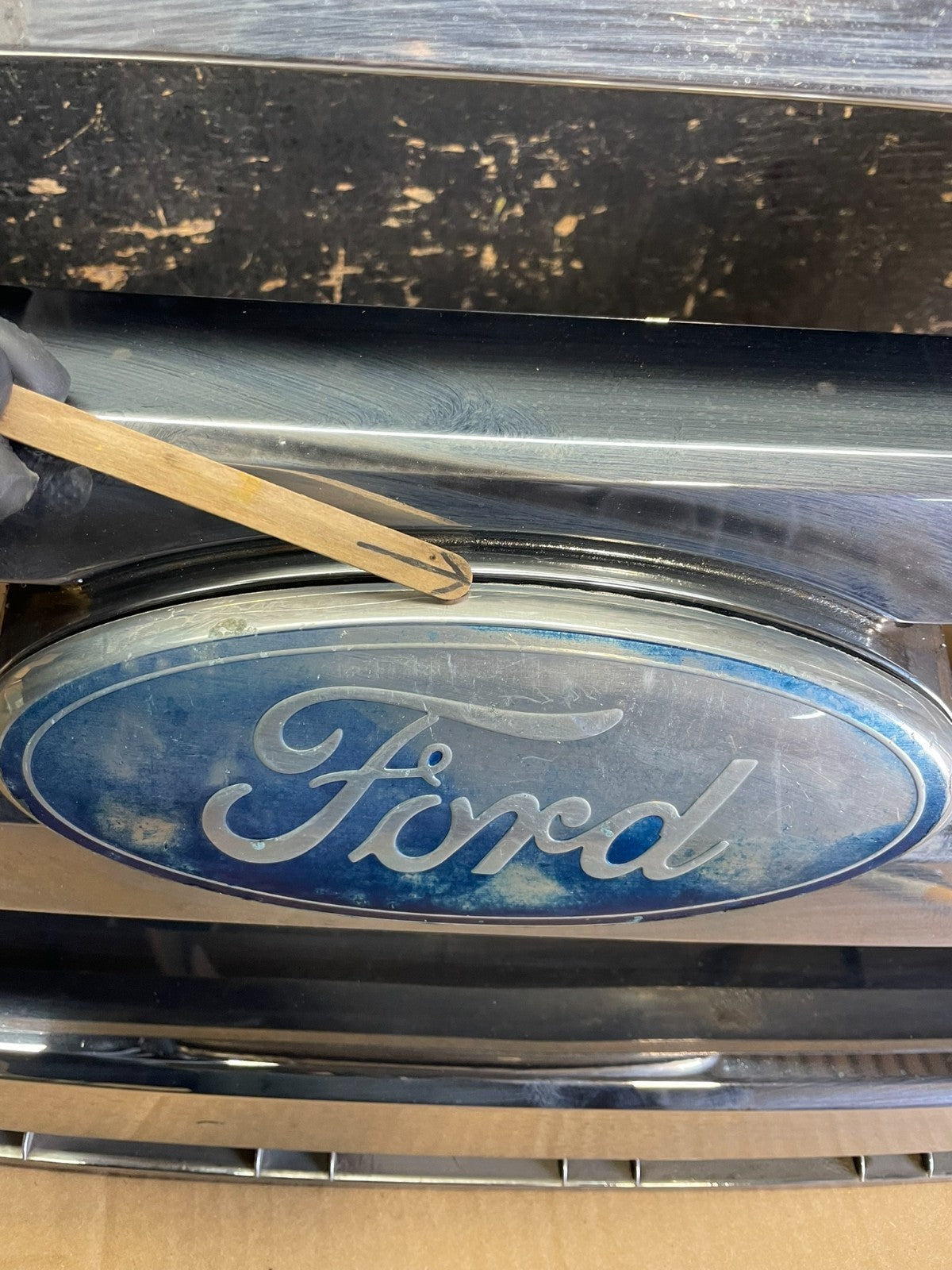 2007 to 2014 Ford Expedition Front Upper Chrome Grill Grille Oem AB2962 DG5