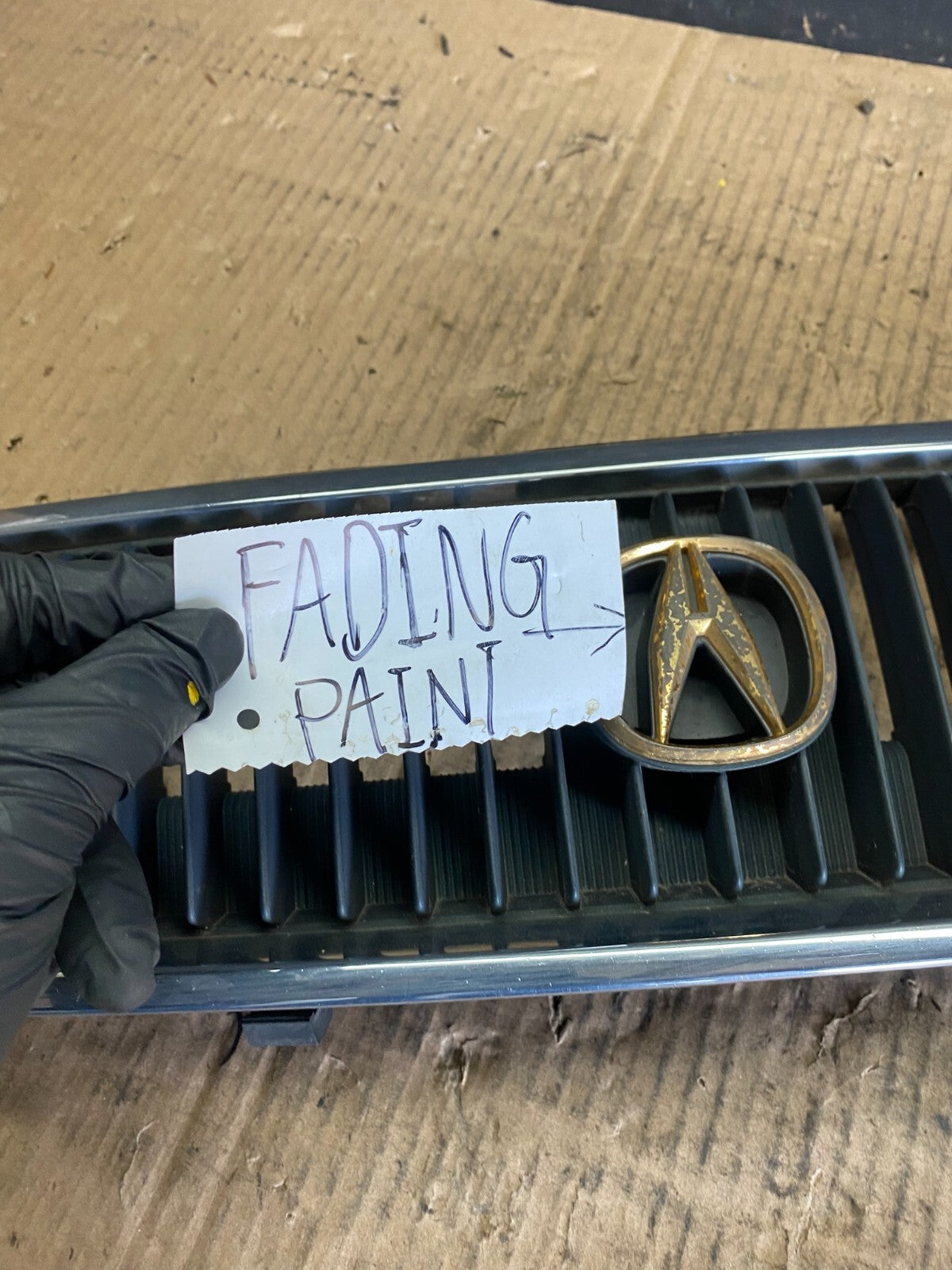 1995 to 1998 Acura TL OEM Front Upper Grill Grille N0939 PS3