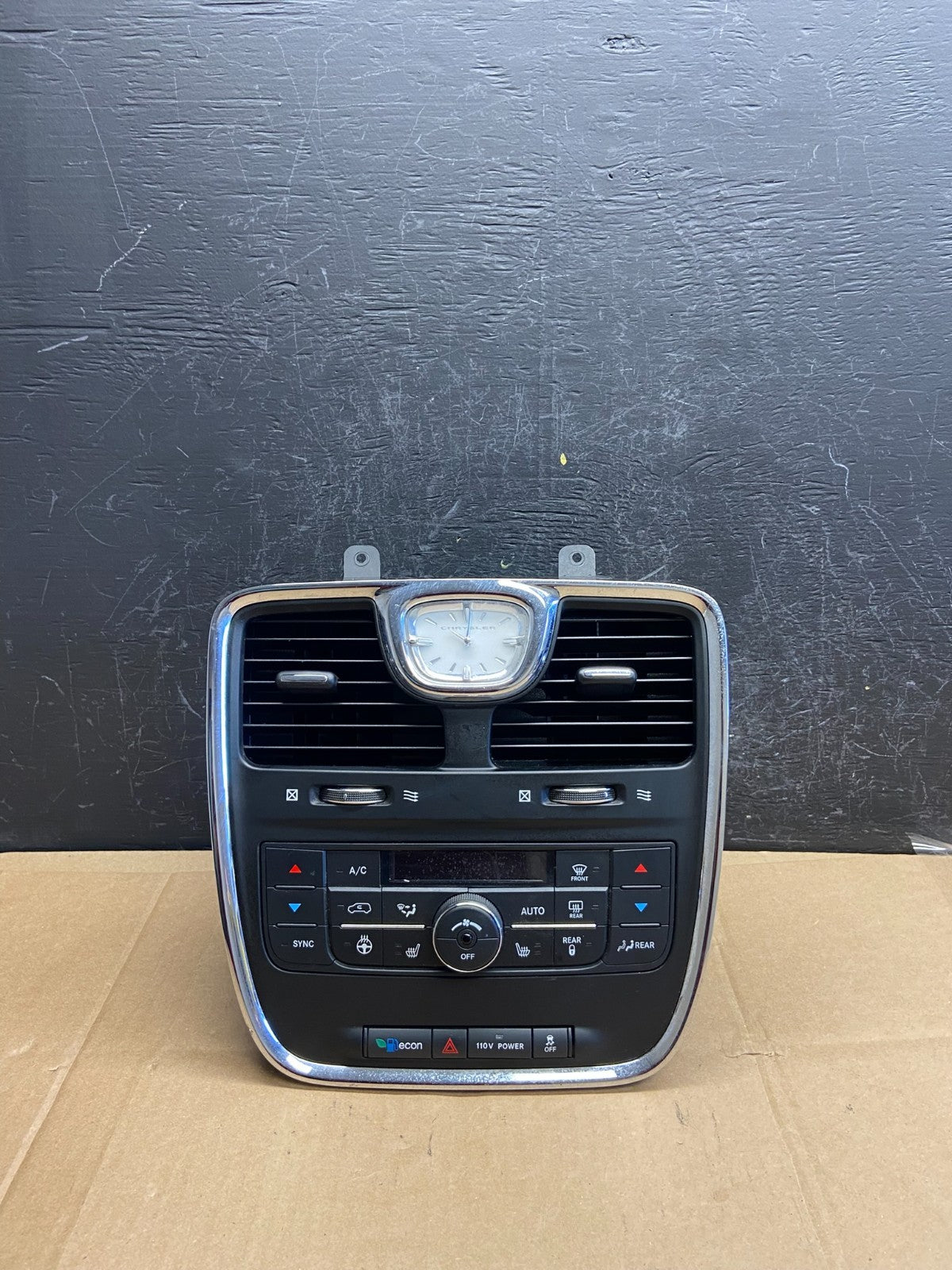 2011-2016 Chrysler Town Country Climate Control Panel Center Dash Trim AD2080 DG0