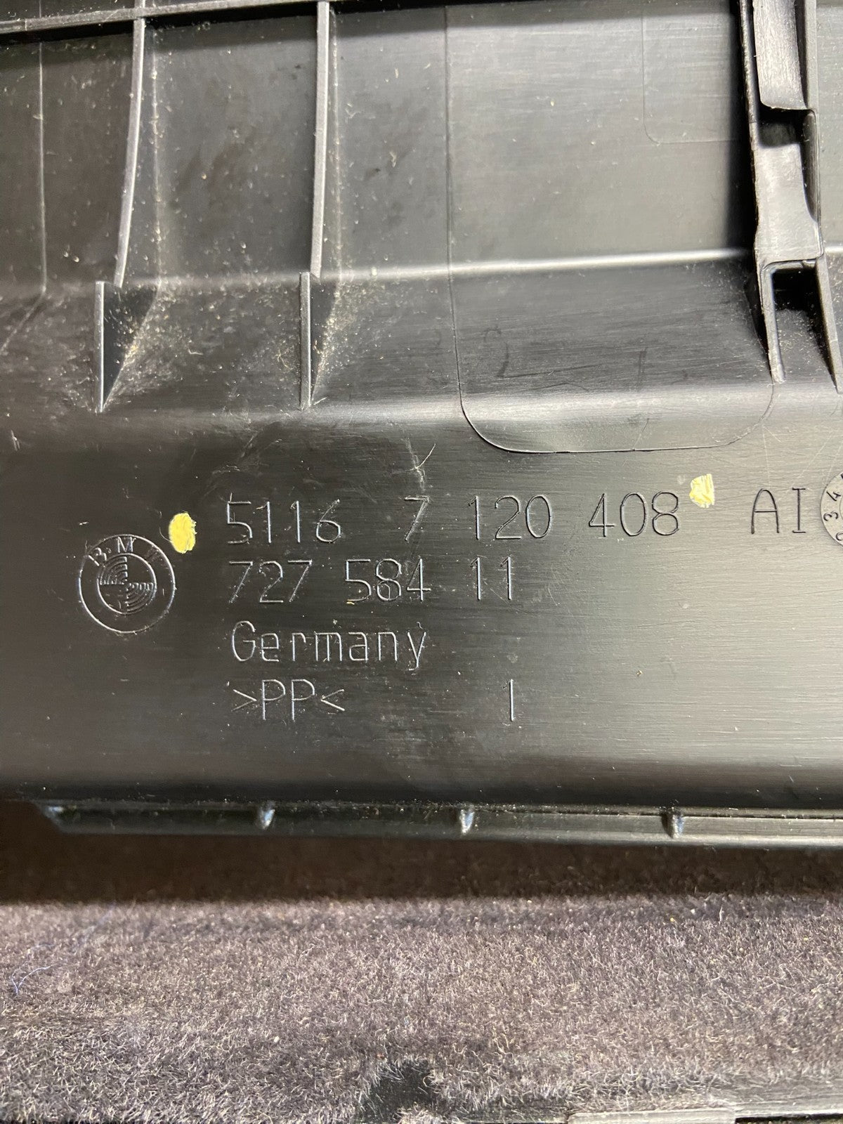 2007 to 2011 BMW E90 E91 335i 328i XI Glove Box AH3466 DG5