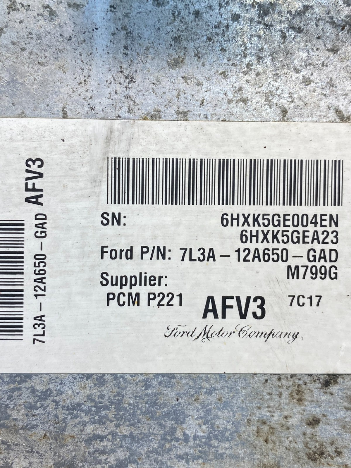 2007 Ford F-150 F150 5.4L Engine Control Unit ECU Computer Module AE6234 DW2