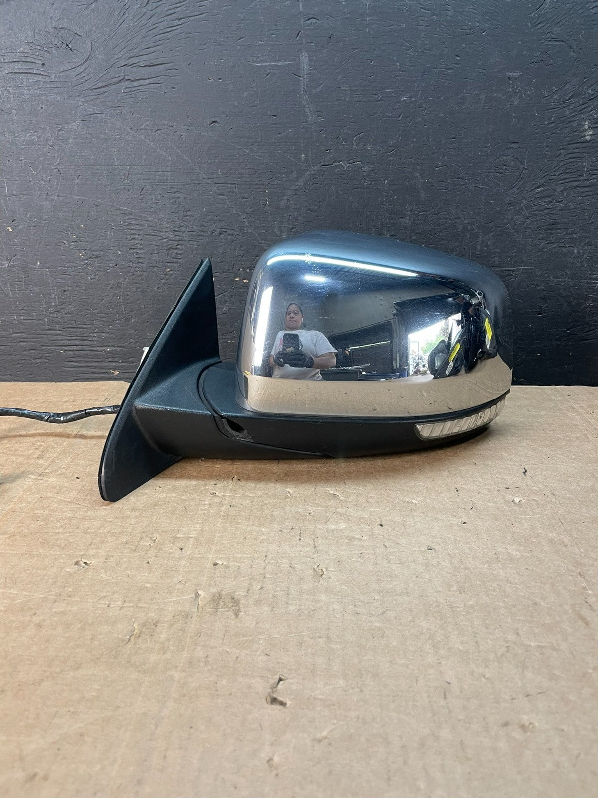 2011-2018 Jeep Grand Cherokee Left Driver Power Turn Sgn Door Mirror AE8476 DW0