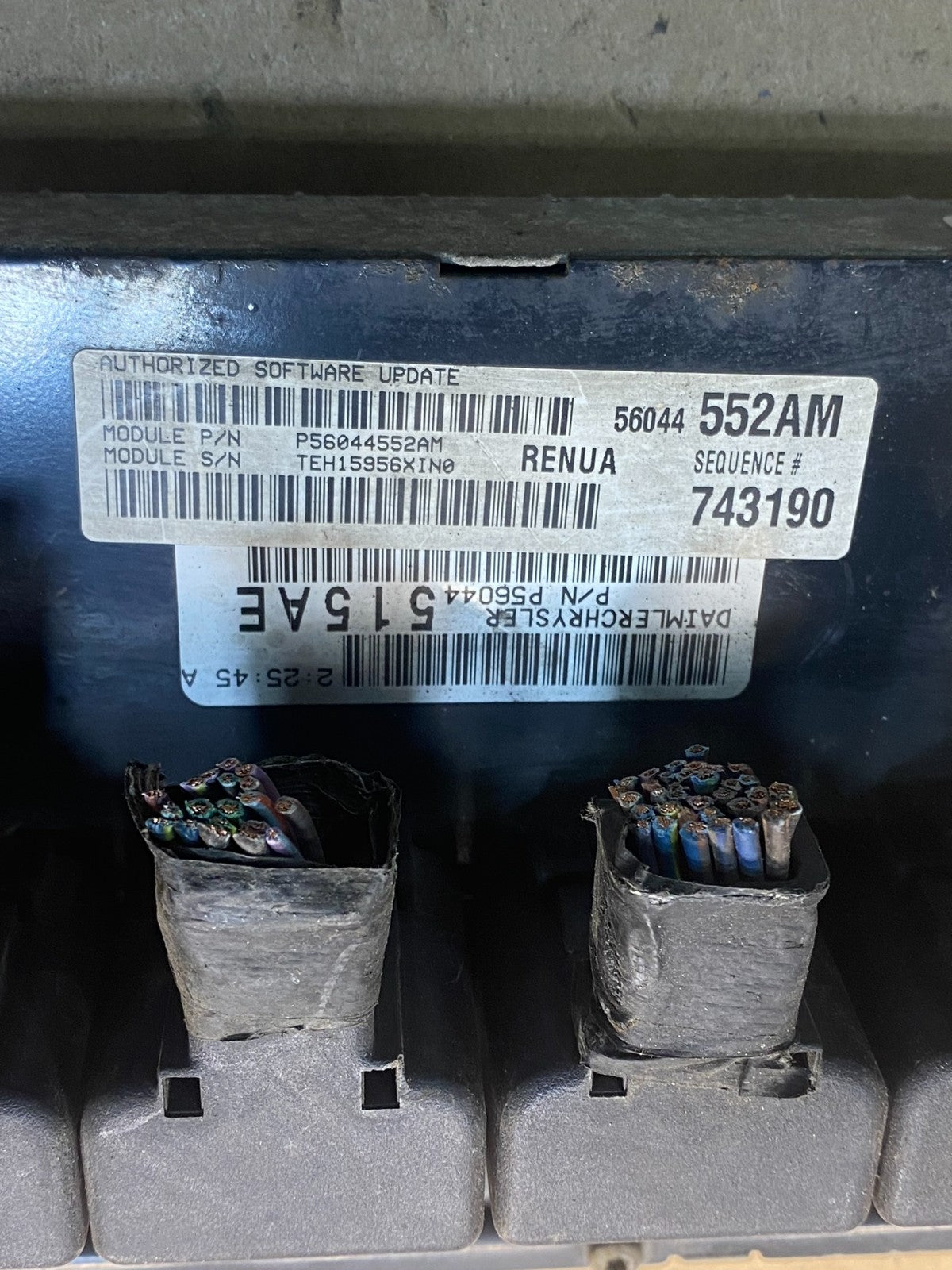 2005 Grand Cherokee Engine Computer 4.7L ECM ECU P56044552AM AC4565 DG2